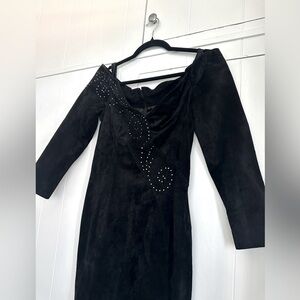 Genuine leather dress